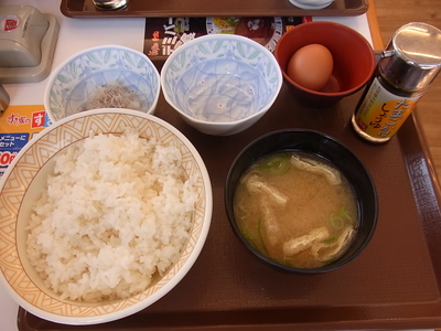 たまごかけごはん朝食